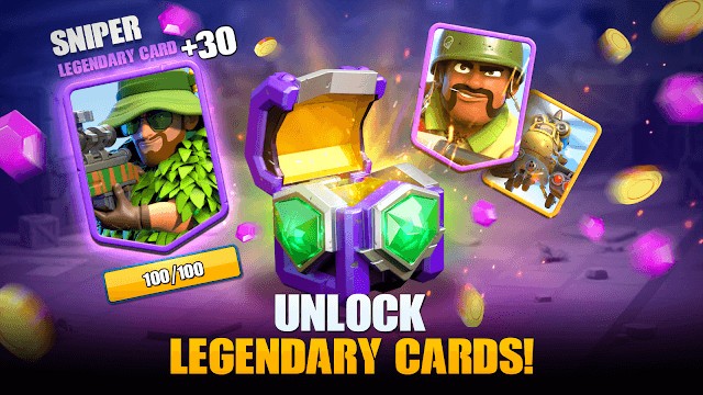 Mở khóa các thẻ huyền thoại