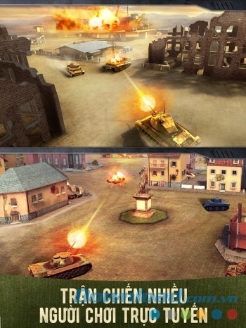Tham gia trận chiến trực tuyến nhiều người chơi