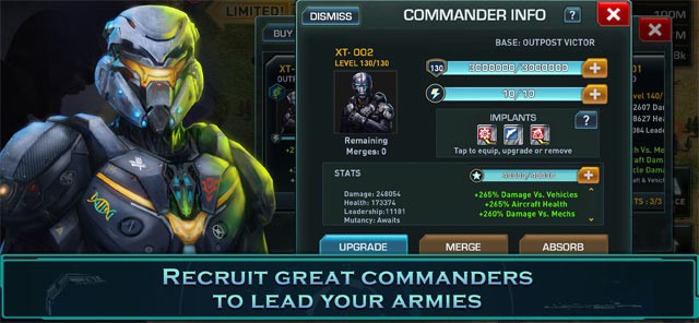 Tuyển dụng những nhà chỉ huy ưu tú để dẫn dắt quân đội của bạn trong War of Nations