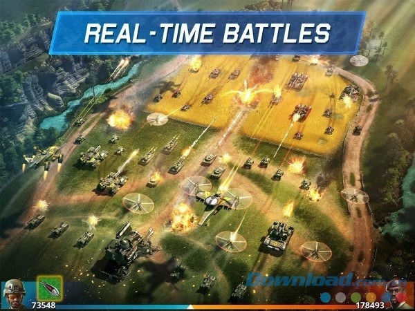 Game chiến thuật thời gian thực War Planet Online: Global Conquest cho Android