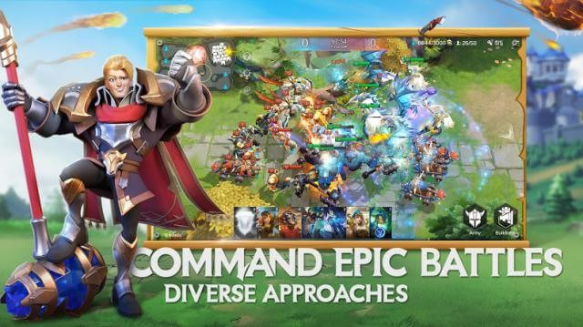 Tham gia các trận đánh chiến thuật hấp dẫn trong Warbound Storm