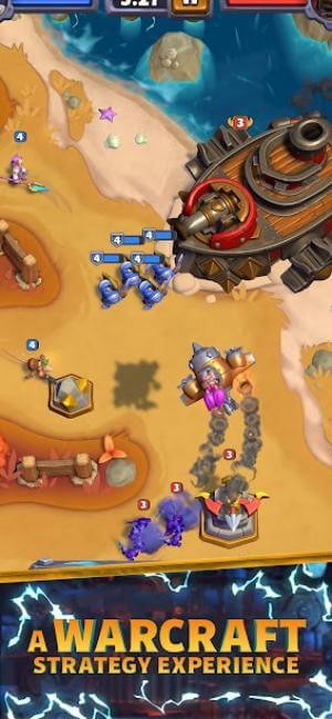 Warcraft Arclight Rumble cho bạn trải nghiệm các trận đánh chiến lược Minecraft