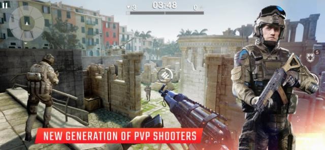 Tham gia các trận đấu súng PvP đối kháng trực diện