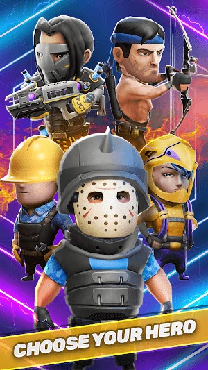 Chọn anh hùng của bạn trước khi bước vào cuộc chiến trong game WarFriends Legends