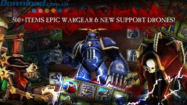 Hơn 500 item sử thi để người chơi thu thập và trang bị cho nhân vật