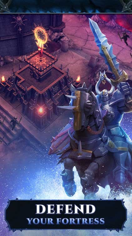 Bảo vệ pháo đài của bạn và phá hủy pháo đài của kẻ thù