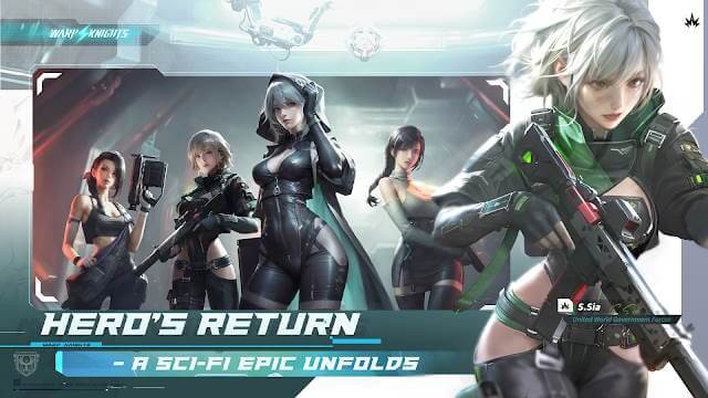 Warp Knights có hơn 40 anh hùng độc đáo cho bạn tạo đội hình 3D ấn tượng