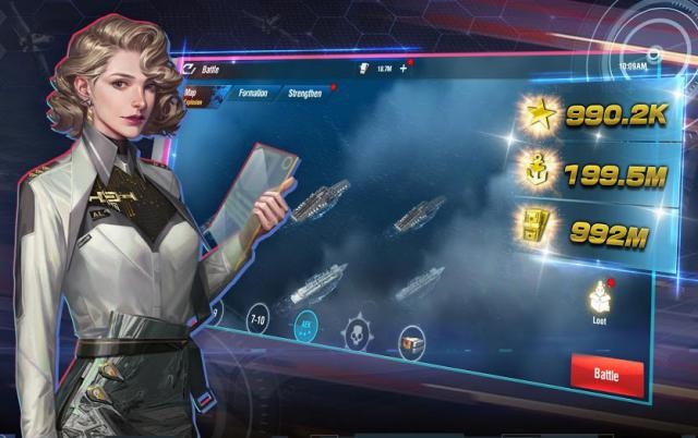 Đội tàu của bạn có thể chiến đấu và đem về chiến lợi phẩm ngay cả khi bạn không trong game