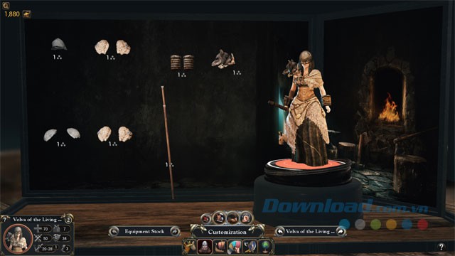 Nâng cấp và trang bị cho nhân vật