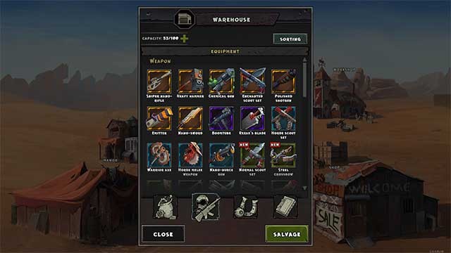 Mở khóa và trang bị cho đội của bạn nhiều loại vũ khí đa dạng