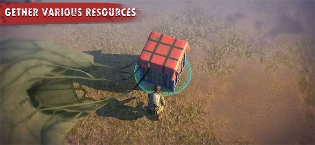 Thu thập nhiều nguyên liệu khác nhau để sinh tồn