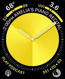 watchOS 6 có nhiều mặt đồng hồ đẹp