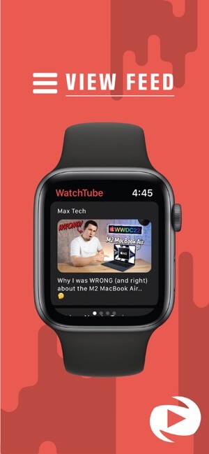 WatchTube cho bạn xem các video YouTube treeb Apple Watch