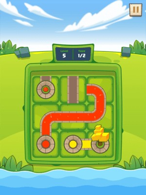 Nối các đường nước với cây cùng màu