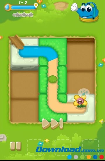 Water Me với giao diện tìm thành công nguồn nước cho hoa