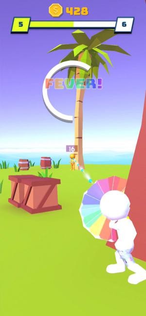 Dùng ô để che đạn từ kẻ thù trong chế độ Fever