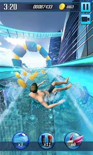 Water Slide 3D có nền đồ họa chân thực