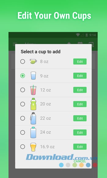 Thay đổi lượng nước bạn uống mỗi ngày