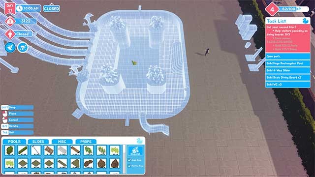 Tùy chỉnh công viên theo cách bạn muốn để thu hút thêm khách