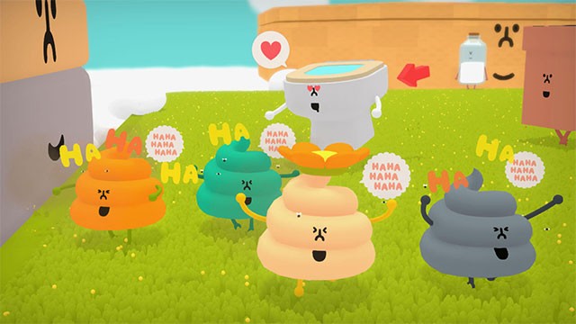 Game Wattam sở hữu đồ họa dễ thương, đầy màu sắc và vô cùng hài hước