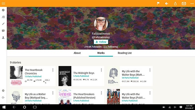 Wattpad là nơi kết nối nhà văn với độc giả