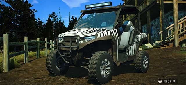 Lái xe vào rừng săn thú