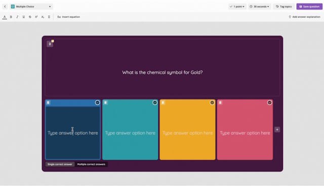 Giáo viên có thể xây dựng các dạng bài tập một cách dễ dàng