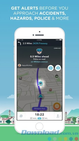 Cảnh báo tai nạn, đường xấu...