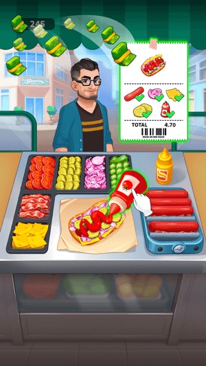 Lối chơi quản lý thời gian và nấu ăn