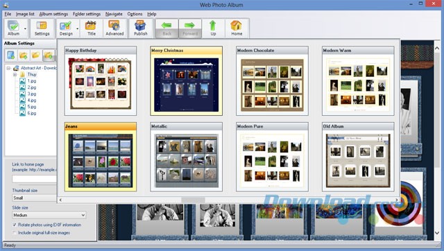 Gallery ảnh với các mẫu template đẹp
