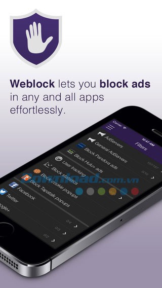 Weblock cho iOS