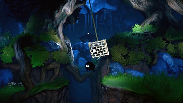 2 chú nhện cùng nhau giăng tơ để vượt chướng ngại vật và chinh phục mọi thử thách