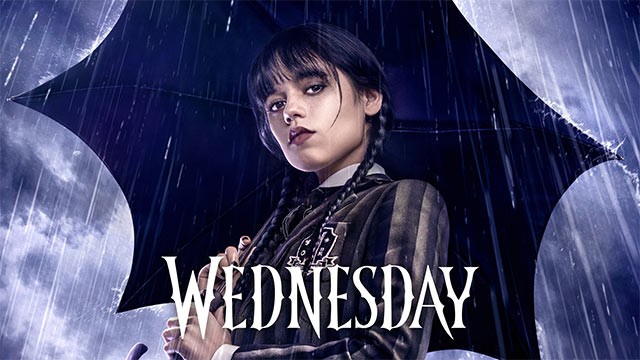 Poster phim Wednesday Addams trên Netflix