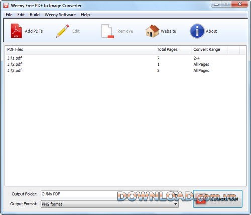 Weeny Free PDF to Image Converter