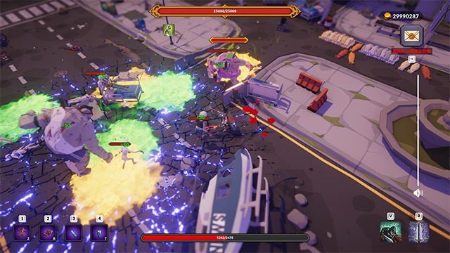 Kỹ năng cuộn của anh hùng giúp né tránh đòn tấn công và tạo ra những pha phản công bất ngờ