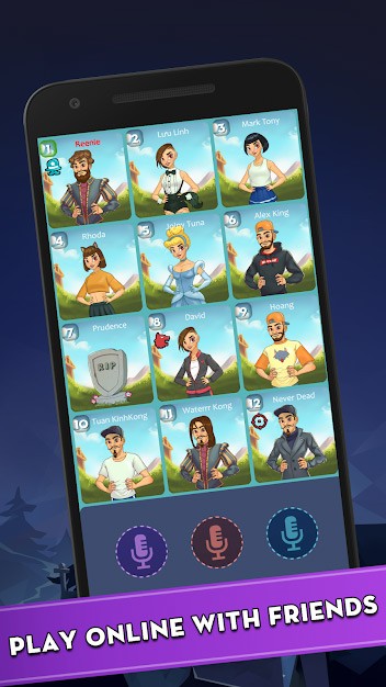 Danh sách bạn bè trong game Ma Sói Online