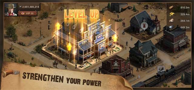 Xây dựng và nâng cấp các tòa nhà trong thành phố của riêng bạn trong West Game