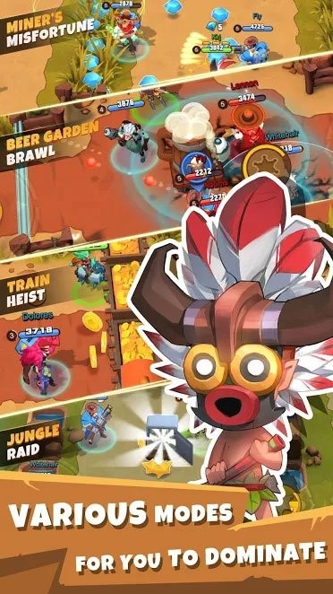 Chinh phục nhiều chế độ game khác nhau