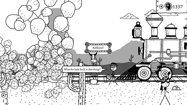 Nhập vai anh chàng người que dũng cảm và ưa khám phá trong game West of Loathing