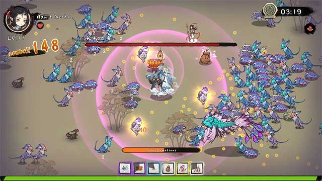 Thu thập các kho báu ma thuật để kết hợp thành một thánh tích siêu mạnh