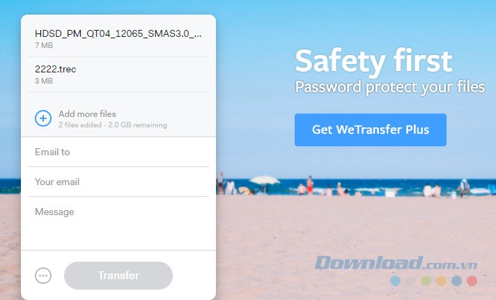 Chia sẻ nhiều file cùng lúc