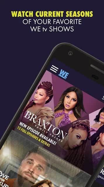 Giao diện We tv cho Android