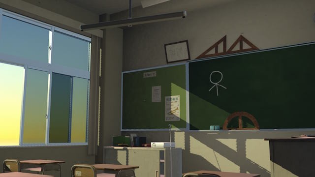 Nhìn quanh lớp học, nhấp vào các vật thể để thu thập từ khóa