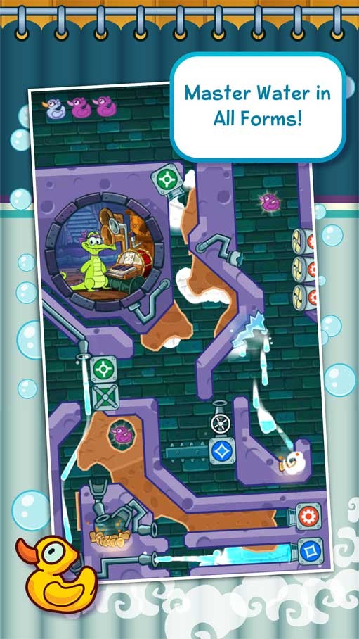 Làm chủ nhiều cấp độ trong Where's My Water? cho iOS