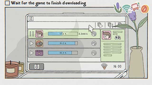 Đồ họa hoạt hình đơn giản tạo ra sự thư giãn