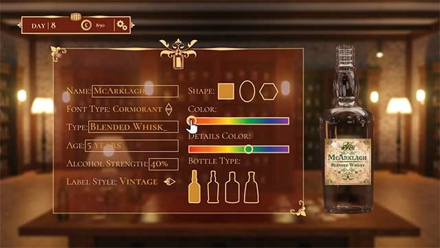 Chọn loại chai thích hợp, thiết kế nhãn và tạo ra một nhãn hiệu rượu Whisky độc đáo