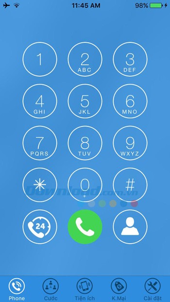 Giao diện gọi điện trên ứng dụng Why Pay