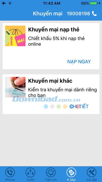 Nhận tin tức khuyến mại