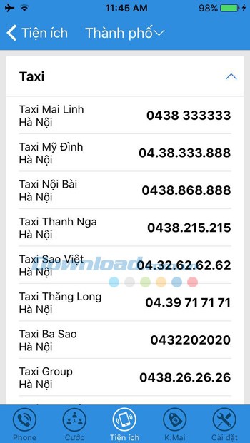 Tra cứu số điện thoại hữu ích