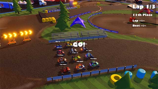 Wide Open là game đua xe địa hình sôi động và đầy màu sắc